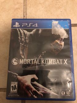 Ps4 game (Mortal Kombat X