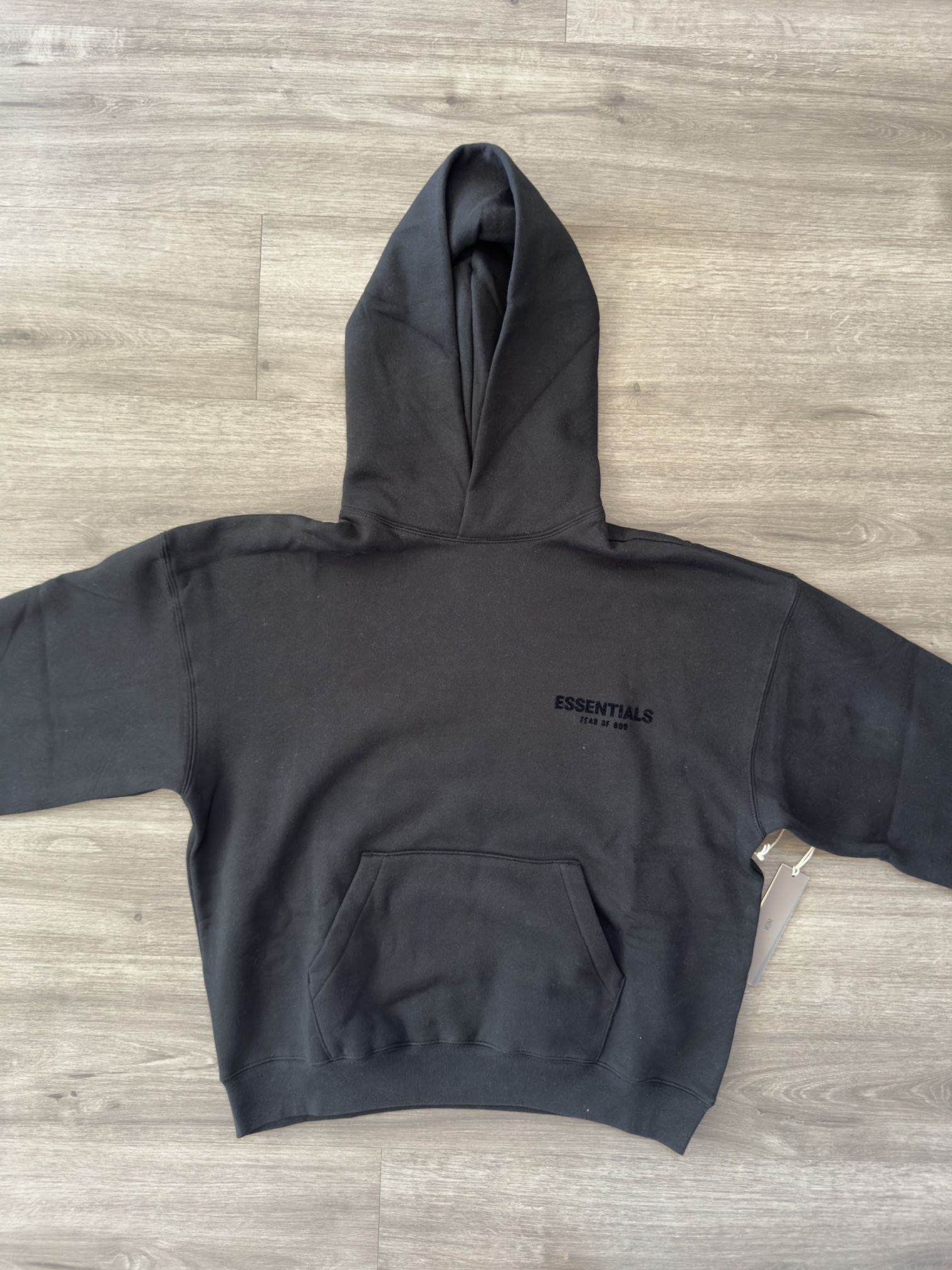 Black Essentials Hoodie