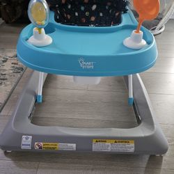 Smart Steps Trend Baby and Toddler Activity Walker, Space Walk Navy