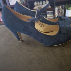 Blue High Heels