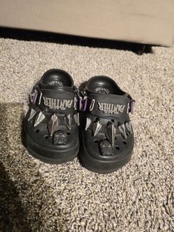 Black Panther Crocs Boys Size J1