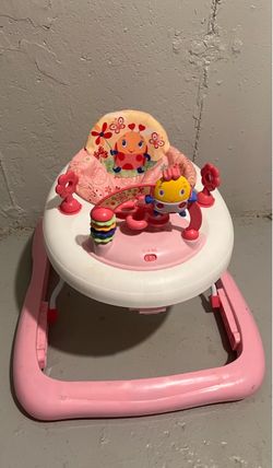 Pink Baby Walker with Activity Toys
