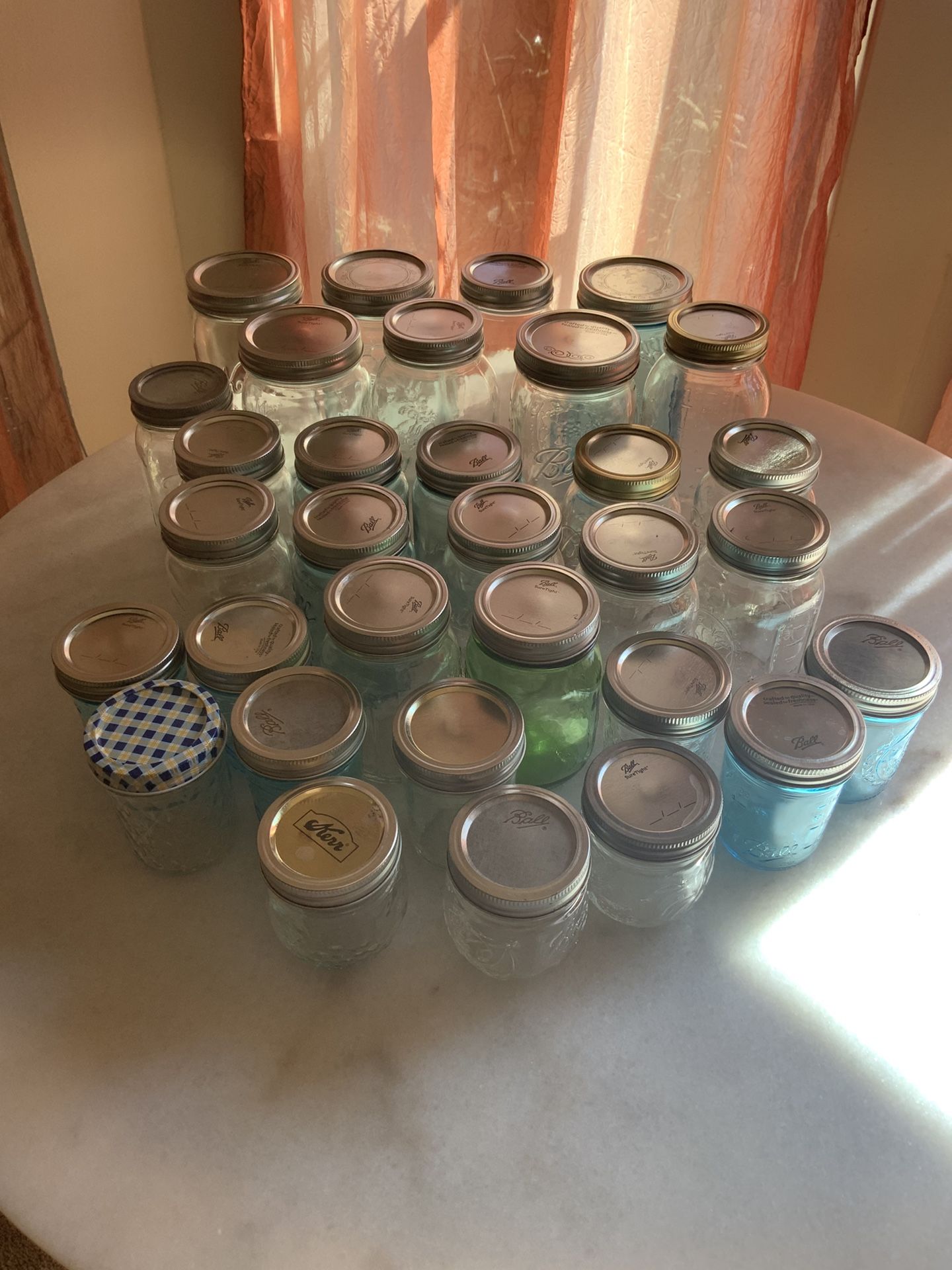 Lot of 32 Mason Jars – Various Sizes – Good Condition - $30 (Glendale)