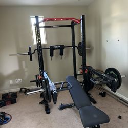Inspire FPC1 Power Cage With Dip, Landmine And Spotters
