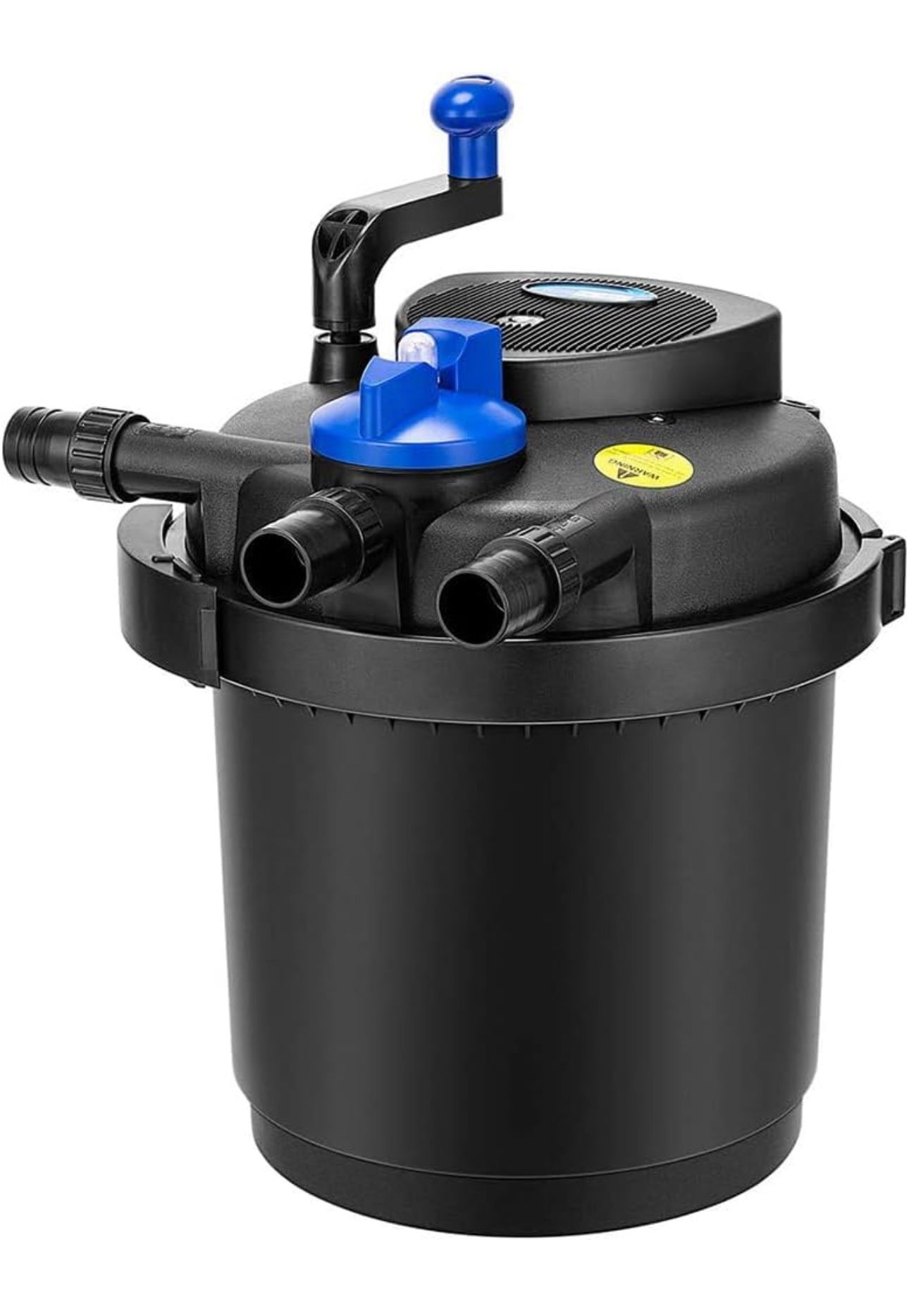VIVOHOME Pressurized Biological Pond Filter 1840GPH Up to 2100 Gallons VH536