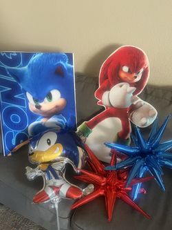 Sonic party decoration