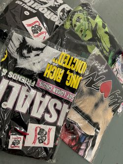 Asaali zip ups , tees , pull overs and jeans