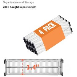 2 Plastic Dresser Drawer Dividers 