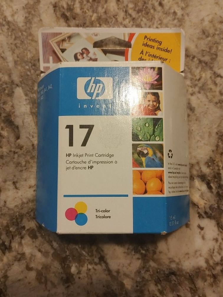 HP 17, Tricolor Inkjet Print Cartridge