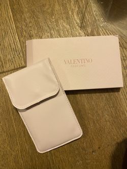 Valentino light pink pouch in the box brand new