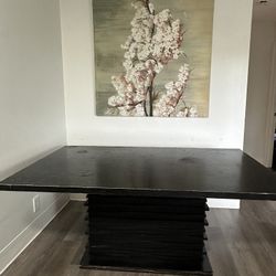 Dark Wood Dining Table