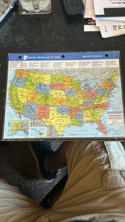 World Map and USA Map