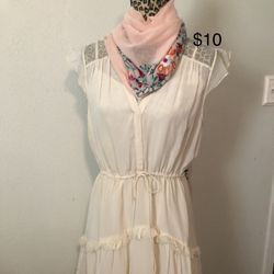 Ivory Dress Sz10