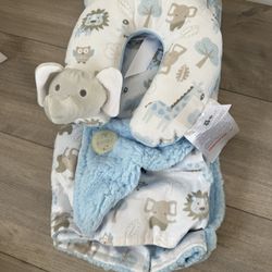 Baby Blanket + Neck Pillow 