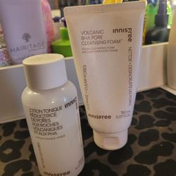 Innis Free Volcanic Rock Face Wash & Toner SET