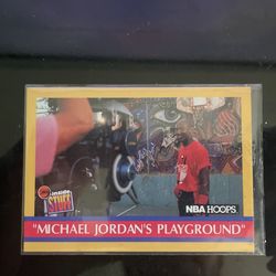 MJ 1990  NBA Hoops card 