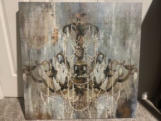 “Kirklands” Chandelier Canvas Art Wall Decor