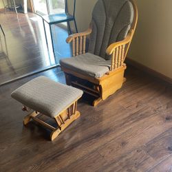 Glider Chair With Ottoman  Trade