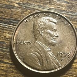 2 Coins Lincoln Penny 1973 / 1973 S 