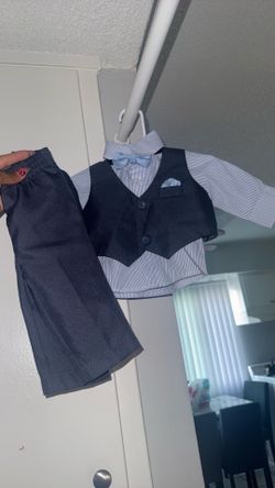 Blue suit infant
