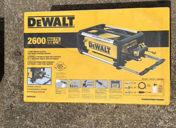 Dewalt cold water electric pressure washer