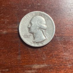 1945 S Silver Quarter