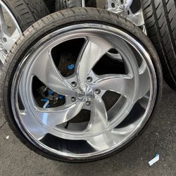 22x11. 22x9.   US MAG DESPERADO. WHEELS AND TIRES. 5x5