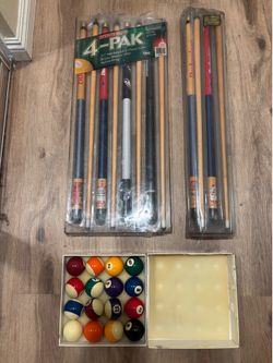 Vintage bud light / Budweiser pool sticks