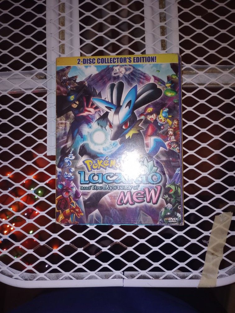 Pokemon Lucario And The Mysteries Of The Mew Collector's Edition DVD 