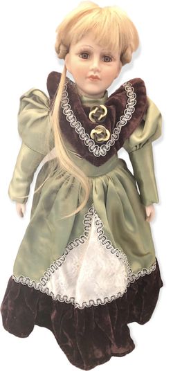 Vintage 18” Tudor Porcelain Doll