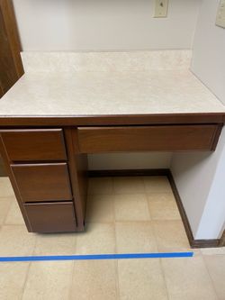 Desk cabinets and top