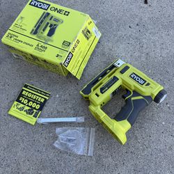 RYOBI ONE+ 18V Compression Drive Cordless 3/8 in. Crown Stapler  