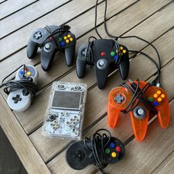 Retropie 1up Pi-Boy N64 Gameboy Nintendo Emulator Controllers