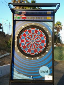 Shelti Eye 2 Electronic coin up Dart Board 1 895 for Sale in