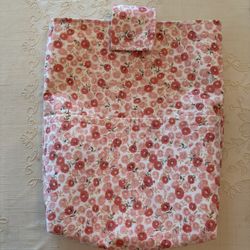 Bible/book Sleeve - Peach/Coral - 9 1/4” x 6”