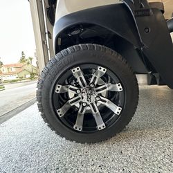 Golf Cart Wheel And Tire Package 