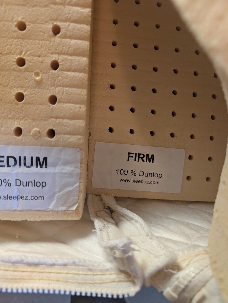 SleepEZ Queen Natural Latex 3-layer Mattress