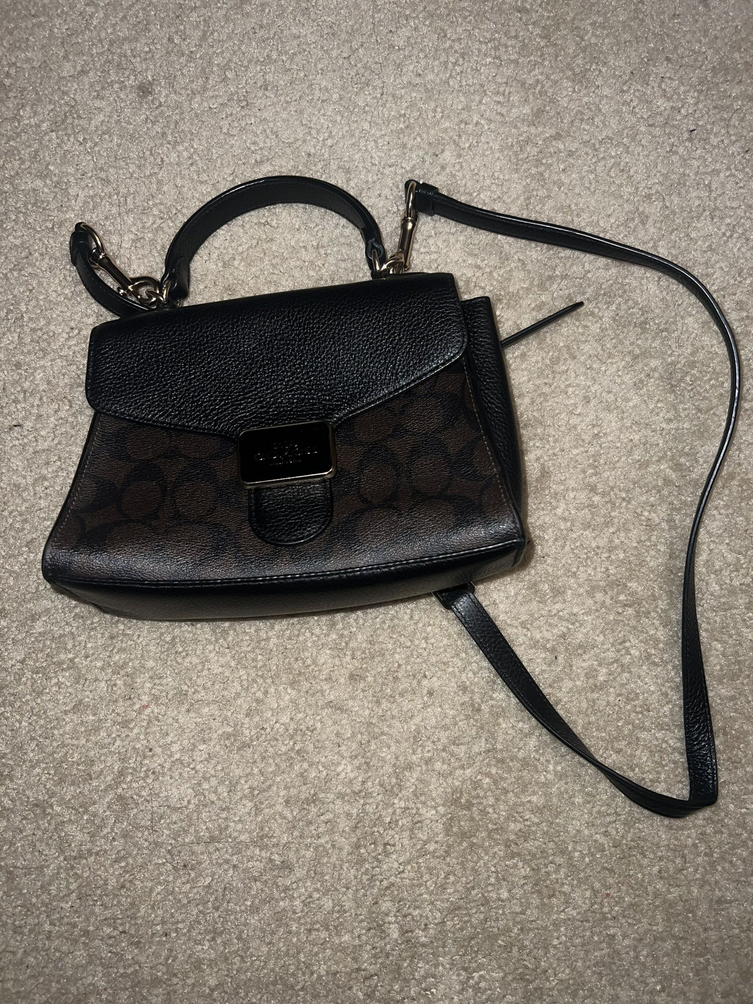 Coach Brown/black Purse