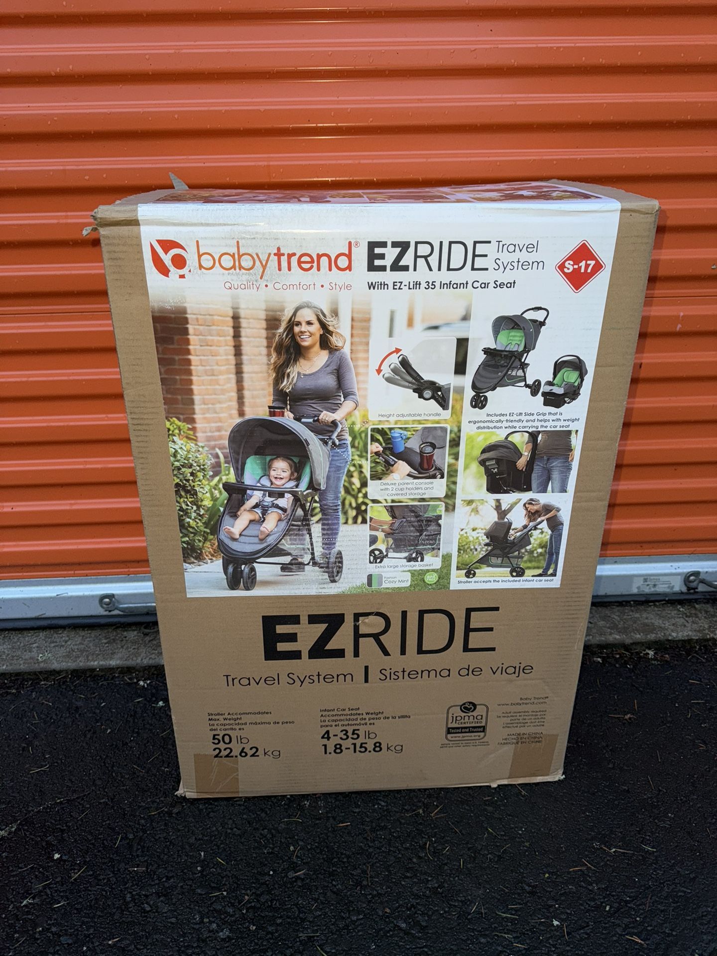 Baby Trend EZ Ride Travel System Stroller - Cozy Mint