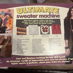 Ultimate Sweater Knitting Machine 