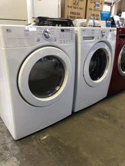 LG TROMM Front Load Set White
