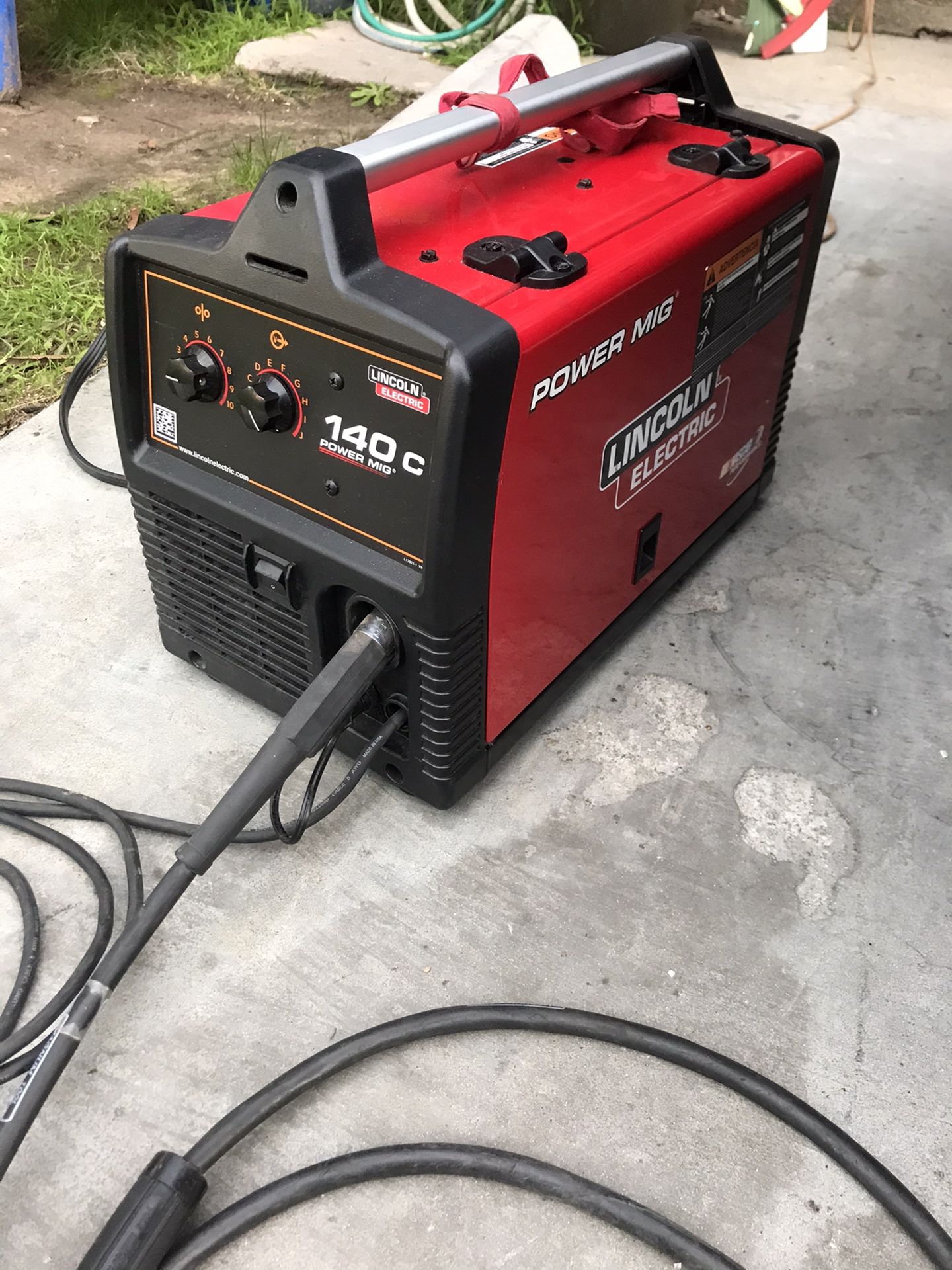 Lincoln 140c mig welder 110v in excellent condition like new for Sale