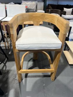 VICTORIA TEAK BAR STOOL Outdoor Patio