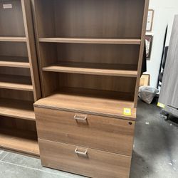 Used Lateral File With Hutch $275