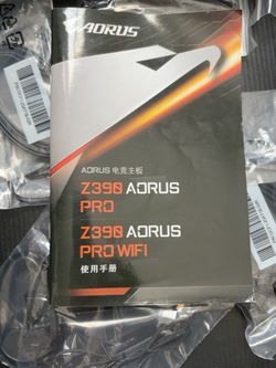 Gigabyte Z390 AORUS PRO WIFI Motherboard LGA1151 – Box & Accessories
