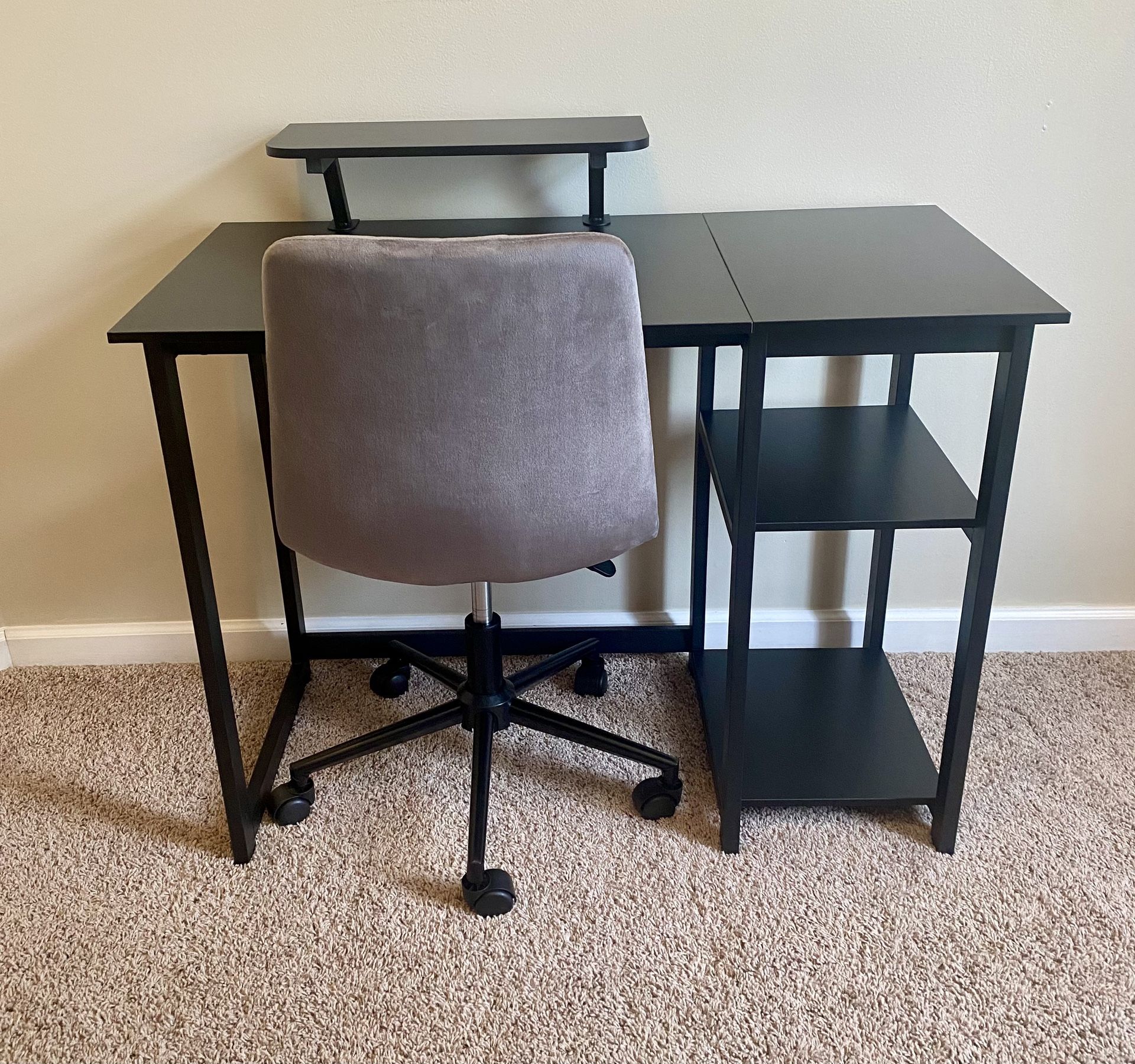 COMPUTER DESK AND CHAIR