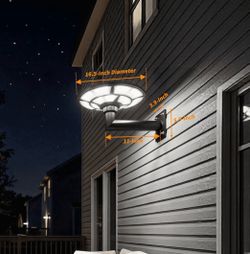 Heavy Duty Solar Lamp With Wall Mount