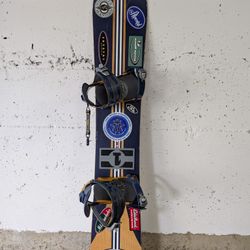 Snowboard Vintage 90s Nidecker 57 Pro Series