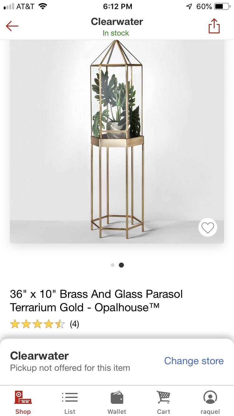 Opal house target terrarium new