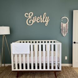 West Elm Modern Convertible Crib